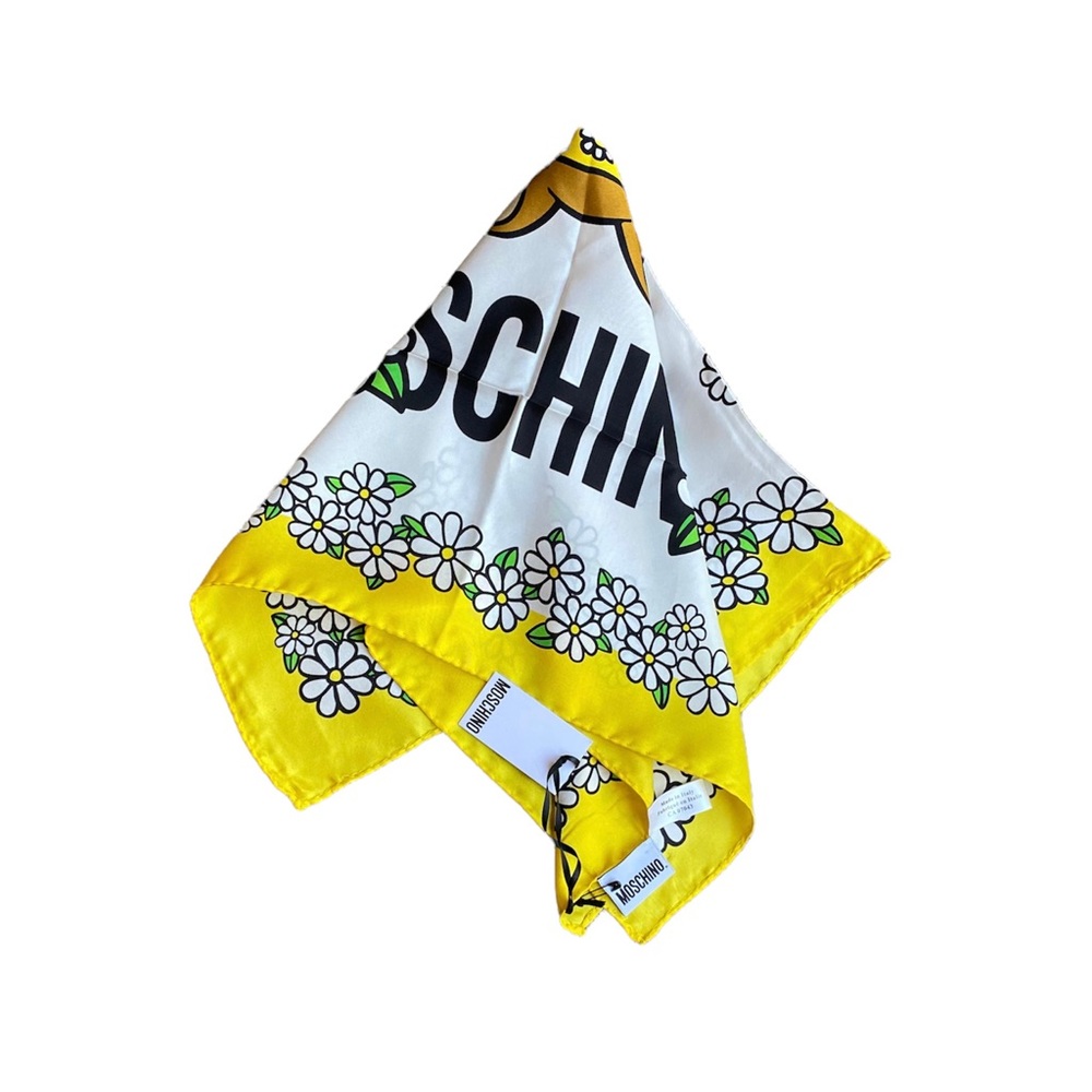 MOSCHINO Teddy Silk Bandanna